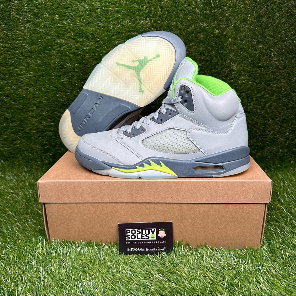 Air Jordan 5 Green Bean